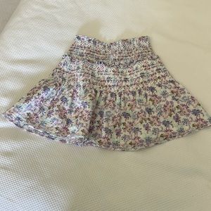 LoveShackFancy Camilla Skirt Size XS Worn Once in Positano Blue